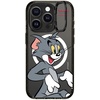 image:imageCASETiFY for iPhone 16 Pro Max Case  Impact Ring Stand MagSafe Compatible  Tom and Jerry CoLab  Kickstand  66 ft 3x Military Grade Drop Protection  Family Sticker Case  BlackTom Character