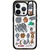image:imageCASETiFY for iPhone 16 Pro Max Case  Impact Ring Stand MagSafe Compatible  Tom and Jerry CoLab  Kickstand  66 ft 3x Military Grade Drop Protection  Family Sticker Case  BlackPattern Sticker