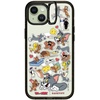 image:imageCASETiFY for iPhone 16 Pro Max Case  Impact Ring Stand MagSafe Compatible  Tom and Jerry CoLab  Kickstand  66 ft 3x Military Grade Drop Protection  Family Sticker Case  BlackFamily Sticker