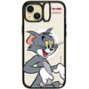image:imageCASETiFY for iPhone 16 Pro Max Case  Impact Ring Stand MagSafe Compatible  Tom and Jerry CoLab  Kickstand  66 ft 3x Military Grade Drop Protection  Family Sticker Case  BlackTom Character