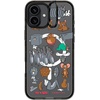 image:imageCASETiFY for iPhone 16 Pro Max Case  Impact Ring Stand MagSafe Compatible  Tom and Jerry CoLab  Kickstand  66 ft 3x Military Grade Drop Protection  Family Sticker Case  BlackPattern Sticker