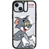 image:imageCASETiFY for iPhone 16 Pro Max Case  Impact Ring Stand MagSafe Compatible  Tom and Jerry CoLab  Kickstand  66 ft 3x Military Grade Drop Protection  Family Sticker Case  BlackTom Character