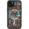 image:imageCASETiFY for iPhone 16 Pro Max Case  Impact Ring Stand MagSafe Compatible  Tom and Jerry CoLab  Kickstand  66 ft 3x Military Grade Drop Protection  Family Sticker Case  BlackPattern Sticker