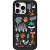 image:imageCASETiFY for iPhone 16 Pro Max Case  Impact Ring Stand MagSafe Compatible  Tom and Jerry CoLab  Kickstand  66 ft 3x Military Grade Drop Protection  Family Sticker Case  BlackPattern Sticker Matte Black