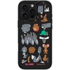 image:imageCASETiFY for iPhone 16 Pro Max Case  Impact Ring Stand MagSafe Compatible  Tom and Jerry CoLab  Kickstand  66 ft 3x Military Grade Drop Protection  Family Sticker Case  BlackPattern Sticker Matte Black