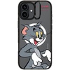 image:imageCASETiFY for iPhone 16 Pro Max Case  Impact Ring Stand MagSafe Compatible  Tom and Jerry CoLab  Kickstand  66 ft 3x Military Grade Drop Protection  Family Sticker Case  BlackTom Character