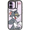 image:imageCASETiFY for iPhone 16 Pro Max Case  Impact Ring Stand MagSafe Compatible  Tom and Jerry CoLab  Kickstand  66 ft 3x Military Grade Drop Protection  Family Sticker Case  BlackTom Character