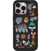 image:imageCASETiFY for iPhone 16 Pro Max Case  Impact Ring Stand MagSafe Compatible  Tom and Jerry CoLab  Kickstand  66 ft 3x Military Grade Drop Protection  Family Sticker Case  BlackPattern Sticker Matte Black