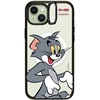 image:imageCASETiFY for iPhone 16 Pro Max Case  Impact Ring Stand MagSafe Compatible  Tom and Jerry CoLab  Kickstand  66 ft 3x Military Grade Drop Protection  Family Sticker Case  BlackTom Character