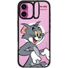 image:imageCASETiFY for iPhone 16 Pro Max Case  Impact Ring Stand MagSafe Compatible  Tom and Jerry CoLab  Kickstand  66 ft 3x Military Grade Drop Protection  Family Sticker Case  BlackTom Character
