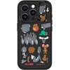 image:imageCASETiFY for iPhone 16 Pro Max Case  Impact Ring Stand MagSafe Compatible  Tom and Jerry CoLab  Kickstand  66 ft 3x Military Grade Drop Protection  Family Sticker Case  BlackPattern Sticker Matte Black