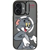 image:imageCASETiFY for iPhone 16 Pro Max Case  Impact Ring Stand MagSafe Compatible  Tom and Jerry CoLab  Kickstand  66 ft 3x Military Grade Drop Protection  Family Sticker Case  BlackTom Character