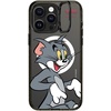 image:imageCASETiFY for iPhone 16 Pro Max Case  Impact Ring Stand MagSafe Compatible  Tom and Jerry CoLab  Kickstand  66 ft 3x Military Grade Drop Protection  Family Sticker Case  BlackTom Character