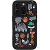 image:imageCASETiFY for iPhone 16 Pro Max Case  Impact Ring Stand MagSafe Compatible  Tom and Jerry CoLab  Kickstand  66 ft 3x Military Grade Drop Protection  Family Sticker Case  BlackPattern Sticker Matte Black