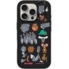image:imageCASETiFY for iPhone 16 Pro Max Case  Impact Ring Stand MagSafe Compatible  Tom and Jerry CoLab  Kickstand  66 ft 3x Military Grade Drop Protection  Family Sticker Case  BlackPattern Sticker Matte Black