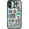 image:imageCASETiFY for iPhone 16 Pro Max Case  Impact Ring Stand MagSafe Compatible  Tom and Jerry CoLab  Kickstand  66 ft 3x Military Grade Drop Protection  Family Sticker Case  BlackPattern Sticker