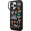 image:imageCASETiFY for iPhone 16 Pro Max Case  Impact Ring Stand MagSafe Compatible  Tom and Jerry CoLab  Kickstand  66 ft 3x Military Grade Drop Protection  Family Sticker Case  BlackPattern Sticker Matte Black