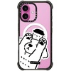 image:imageCASETiFY for iPhone 16 Pro Max Case  Ultra Impact Compatible with MagSafe  Strong Slim  115 ft 5X Militray Grade Drop Protection  Clouds  BlackDOG LOVES COFFEE