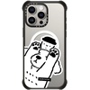 image:imageCASETiFY for iPhone 16 Pro Max Case  Ultra Impact Compatible with MagSafe  Strong Slim  115 ft 5X Militray Grade Drop Protection  Clouds  BlackDOG LOVES COFFEE