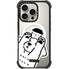 image:imageCASETiFY for iPhone 16 Pro Max Case  Ultra Impact Compatible with MagSafe  Strong Slim  115 ft 5X Militray Grade Drop Protection  Clouds  BlackDOG LOVES COFFEE