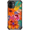 image:imageCASETiFY for iPhone 16 Pro Max Case  Ultra Impact Compatible with MagSafe  Strong Slim  115 ft 5X Militray Grade Drop Protection  Clouds  BlackEttaVee Watercolor Fleurs