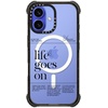 image:imageCASETiFY for iPhone 16 Pro Max Case  Ultra Impact Compatible with MagSafe  Strong Slim  115 ft 5X Militray Grade Drop Protection  Clouds  BlackLife Goes On