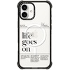 image:imageCASETiFY for iPhone 16 Pro Max Case  Ultra Impact Compatible with MagSafe  Strong Slim  115 ft 5X Militray Grade Drop Protection  Clouds  BlackLife Goes On