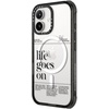 image:imageCASETiFY for iPhone 16 Pro Max Case  Ultra Impact Compatible with MagSafe  Strong Slim  115 ft 5X Militray Grade Drop Protection  Clouds  BlackLife Goes On
