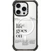 image:imageCASETiFY for iPhone 16 Pro Max Case  Ultra Impact Compatible with MagSafe  Strong Slim  115 ft 5X Militray Grade Drop Protection  Clouds  BlackLife Goes On