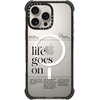 image:imageCASETiFY for iPhone 16 Pro Max Case  Ultra Impact Compatible with MagSafe  Strong Slim  115 ft 5X Militray Grade Drop Protection  Clouds  BlackLife Goes On