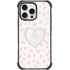 image:imageCASETiFY for iPhone 16 Pro Max Case  Ultra Impact Compatible with MagSafe  Strong Slim  115 ft 5X Militray Grade Drop Protection  Clouds  BlackPearly Heart