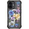 image:imageCASETiFY for iPhone 16 Pro Max Case  Ultra Impact Compatible with MagSafe  Strong Slim  115 ft 5X Militray Grade Drop Protection  Clouds  BlackPressed Floral