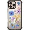 image:imageCASETiFY for iPhone 16 Pro Max Case  Ultra Impact Compatible with MagSafe  Strong Slim  115 ft 5X Militray Grade Drop Protection  Clouds  BlackPressed Floral