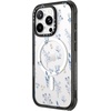 image:imageCASETiFY for iPhone 16 Pro Max Case  Ultra Impact Compatible with MagSafe  Strong Slim  115 ft 5X Militray Grade Drop Protection  Clouds  BlackSmall blue flowers