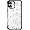 image:imageCASETiFY for iPhone 16 Pro Max Case  Ultra Impact Compatible with MagSafe  Strong Slim  115 ft 5X Militray Grade Drop Protection  Clouds  BlackSmall blue flowers