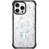 image:imageCASETiFY for iPhone 16 Pro Max Case  Ultra Impact Compatible with MagSafe  Strong Slim  115 ft 5X Militray Grade Drop Protection  Clouds  BlackSmall blue flowers