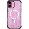 image:imageCASETiFY for iPhone 16 Pro Max Case  Ultra Impact Compatible with MagSafe  Strong Slim  115 ft 5X Militray Grade Drop Protection  Clouds  BlackSmall blue flowers