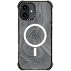 image:imageCASETiFY for iPhone 16 Pro Max Case  Ultra Impact Compatible with MagSafe  Strong Slim  115 ft 5X Militray Grade Drop Protection  Clouds  BlackTopography Map