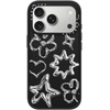 image:imageCASETiFY for iPhone 17 Case  Impact Compatible with MagSafe  82 ft 4x Military Grade Drop Protection  Stamp Collection  Matte BlackChrome Doodles