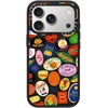 image:imageCASETiFY for iPhone 17 Case  Impact Compatible with MagSafe  82 ft 4x Military Grade Drop Protection  Stamp Collection  Matte BlackFRUIT STICKERS