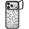 image:imageCASETiFY for iPhone 17 Case  Impact Ring Stand MagSafe Compatible  Kickstand  66 ft 3X Military Grade Drop Protection  A Prosperous New Year  BlackChrome Scribbles