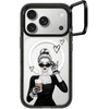 image:imageCASETiFY for iPhone 17 Case  Impact Ring Stand MagSafe Compatible  Kickstand  66 ft 3X Military Grade Drop Protection  A Prosperous New Year  BlackElegant lady