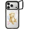 image:imageCASETiFY for iPhone 17 Case  Impact Ring Stand MagSafe Compatible  Kickstand  66 ft 3X Military Grade Drop Protection  You Give Me Butterflies  BlackAngel Teddy Bear