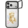 image:imageCASETiFY for iPhone 17 Case  Impact Ring Stand MagSafe Compatible  Kickstand  66 ft 3X Military Grade Drop Protection  You Give Me Butterflies  BlackAngel Teddy Bear