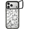 image:imageCASETiFY for iPhone 17 Case  Impact Ring Stand MagSafe Compatible  Kickstand  66 ft 3X Military Grade Drop Protection  You Give Me Butterflies  BlackChrome Doodles