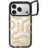 image:imageCASETiFY for iPhone 17 Case  Impact Ring Stand MagSafe Compatible  Kickstand  66 ft 3X Military Grade Drop Protection  You Give Me Butterflies  BlackGold Kingsnake