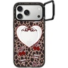 image:imageCASETiFY for iPhone 17 Case  Impact Ring Stand MagSafe Compatible  Kickstand  66 ft 3X Military Grade Drop Protection  You Give Me Butterflies  BlackLeopard Cherries
