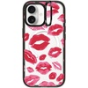 image:imageCASETiFY for iPhone 17 Case  Impact Ring Stand MagSafe Compatible  Kickstand  66 ft 3X Military Grade Drop Protection  You Give Me Butterflies  BlackLipstick Kisses