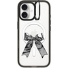 image:imageCASETiFY for iPhone 17 Case  Impact Ring Stand MagSafe Compatible  Kickstand  66 ft 3X Military Grade Drop Protection  You Give Me Butterflies  BlackMetallic Ribbon