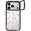 image:imageCASETiFY for iPhone 17 Case  Impact Ring Stand MagSafe Compatible  Kickstand  66 ft 3X Military Grade Drop Protection  You Give Me Butterflies  BlackRabbit Ribbon